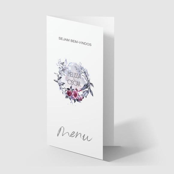 Cardápio / Menu Personalizado Casamento e Festas