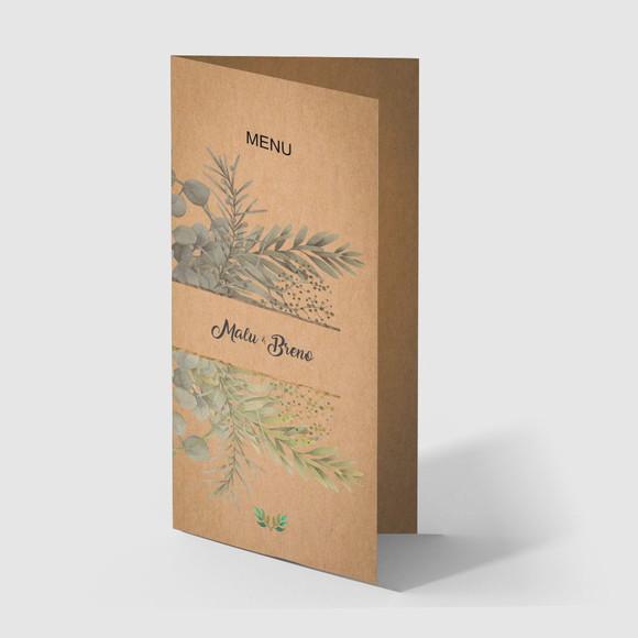 Cardápio / Menu Personalizado Casamento e Festas