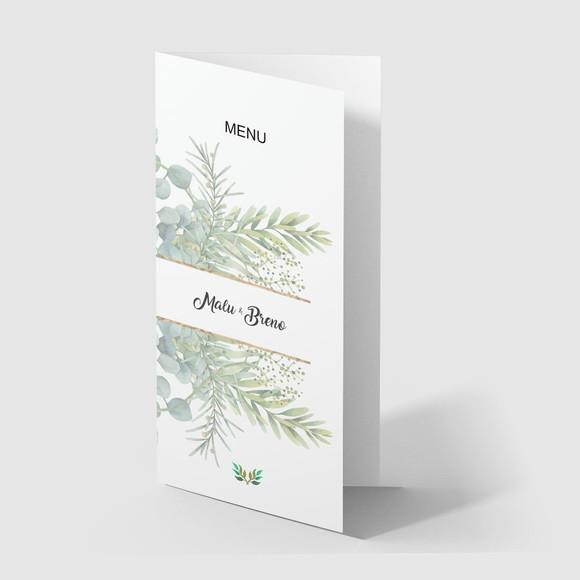 Cardápio / Menu Personalizado Casamento e Festas