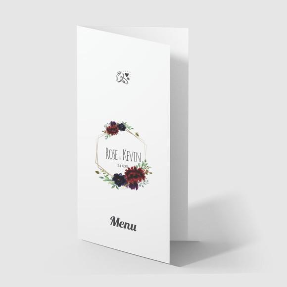 Cardápio / Menu Personalizado Casamento e Festas