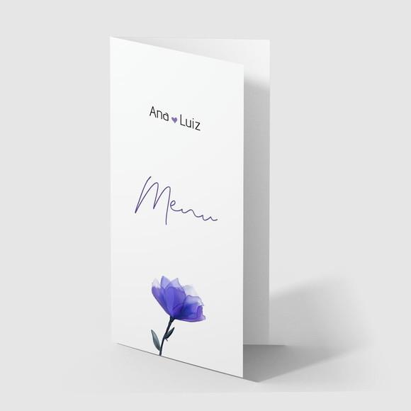Cardápio / Menu Personalizado Casamento e Festas
