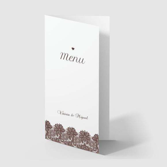 Cardápio / Menu Personalizado Casamento e Festas