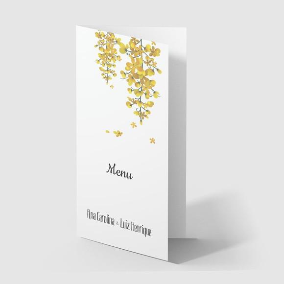 Cardápio / Menu Personalizado Casamento e Festas