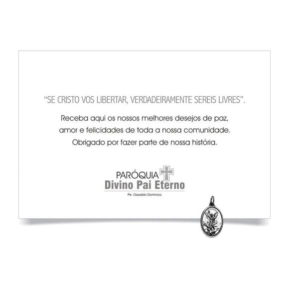 CARTÃO DE FELICITAÇÕES PERSONALIZADO + PINGENTE + ENVELOPE.