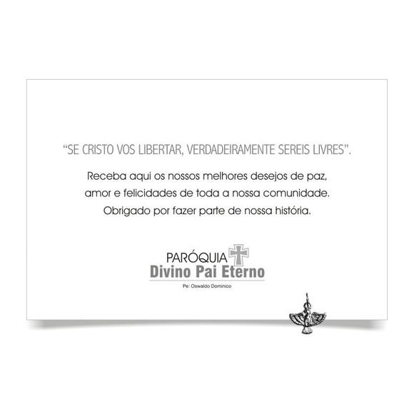 CARTÃO DE FELICITAÇÕES PERSONALIZADO + PINGENTE + ENVELOPE.