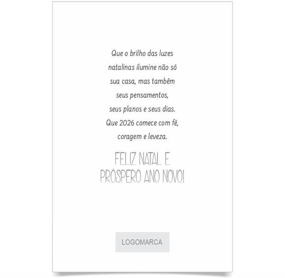 Cartão de Natal Personalizado