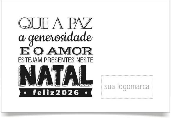 Cartão de Natal Personalizado 10-001.