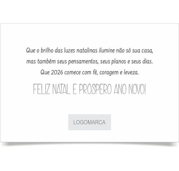 Cartão de Natal Personalizado 10-001.