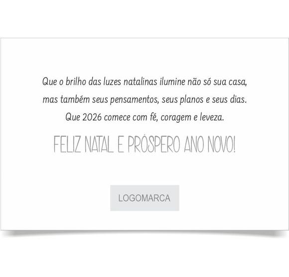 Cartão de Natal Personalizado 10-038.