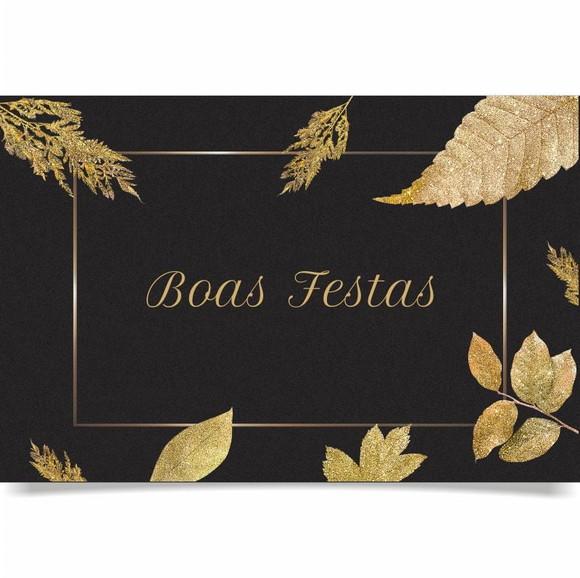 Cartão de Natal Personalizado com Dobra