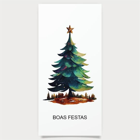 Cartão de Natal Personalizado Estreito, 25-001