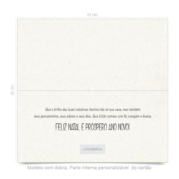 Cartão de Natal Personalizado Estreito, 25-003