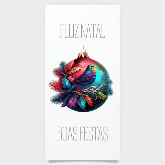 Cartão de Natal Personalizado Estreito, 25-004