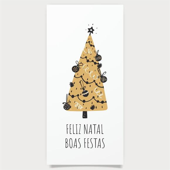 Cartão de Natal Personalizado Estreito, 25-007