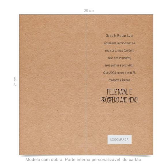 Cartão de Natal Personalizado Estreito, 25-014