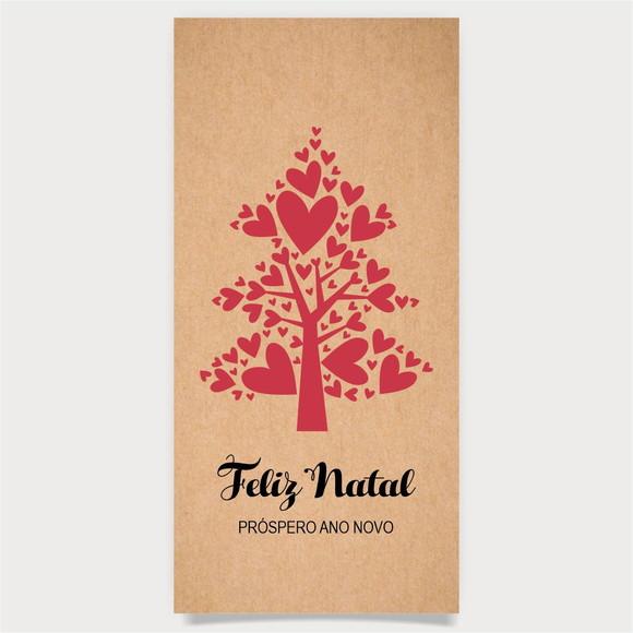 Cartão de Natal Personalizado Estreito, 25-016