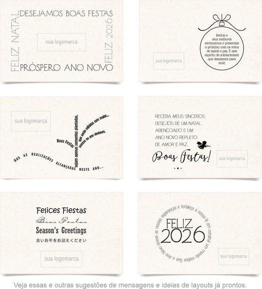 Cartão de Natal Personalizado Estreito, 25-020