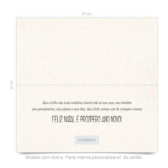 Cartão de Natal Personalizado Estreito, 25-020