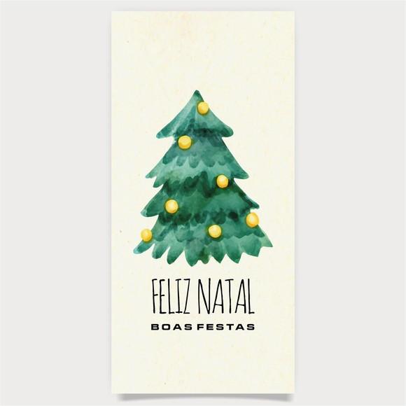 Cartão de Natal Personalizado Estreito, 25-026