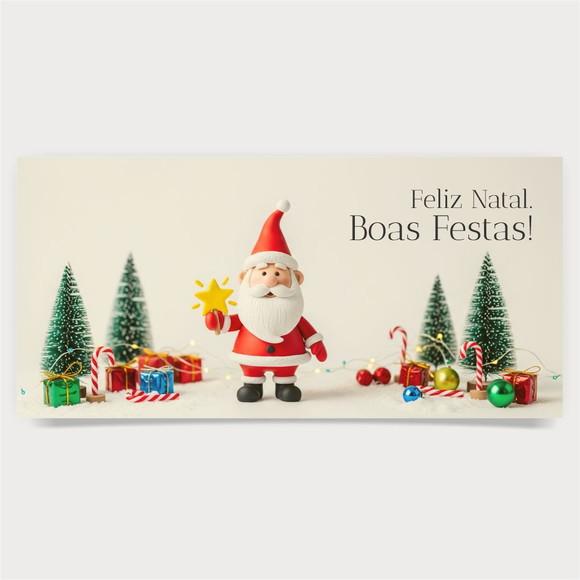 Cartão de Natal Personalizado Estreito, 25-035