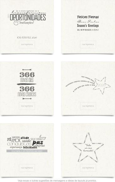 Cartão de Natal Quadrado Personalizado Reciclado 41-001
