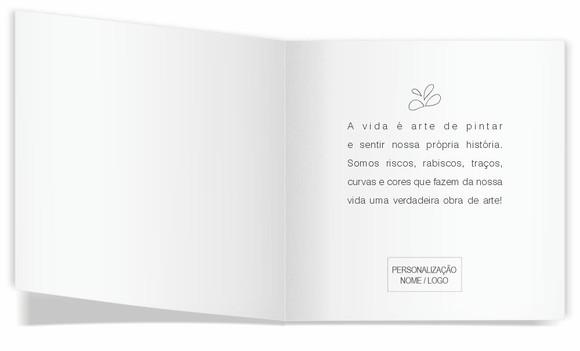 Cartão de Pintar + Lápis de Cor, Personalizados. Chacras,