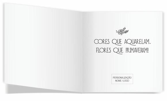 Cartão de Pintar + Lápis de Cor, Personalizados. Guirlanda.