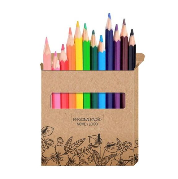 Cartão de Pintar + Lápis de Cor, Personalizados. Primavera.