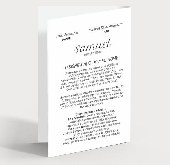 Cartão Maternidade Person c/ Aplique Medalha Nsra. Aparecida
