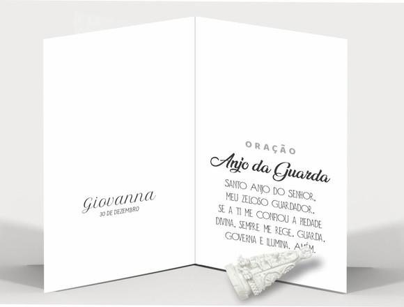 Cartão Maternidade Personalizado c/ Aplique Nsra. Aparecida.