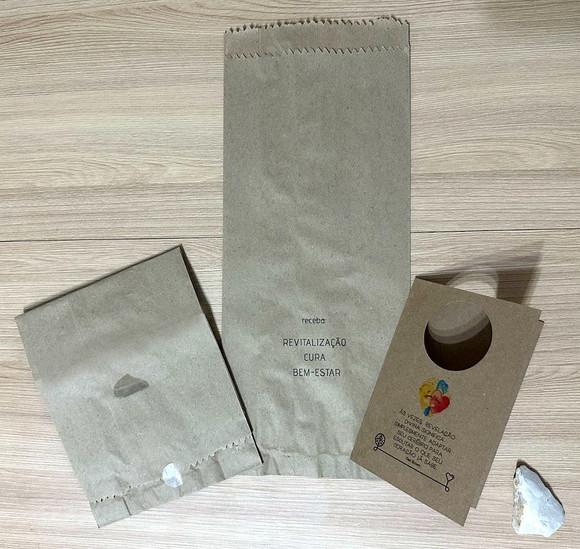 Cartão Personalizado + Cristal Dolomita. Pct c/ 12 Kits.