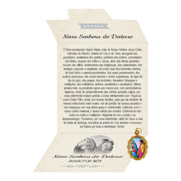 Cartão Personalizado + Medalhinha de N. Sra. do Desterro