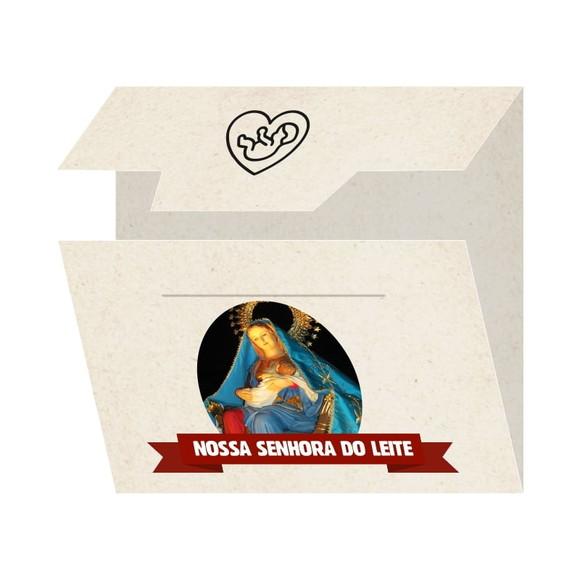 Cartão Personalizado + Medalhinha de N. Sra. do Leite
