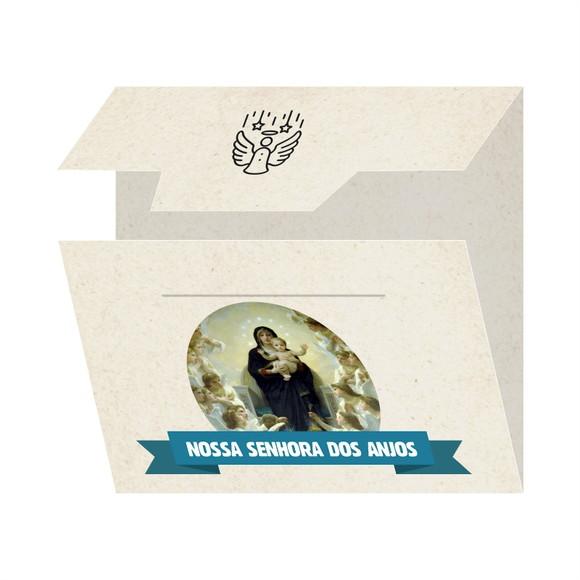 Cartão Personalizado + Medalhinha de N. Sra. dos Anjos