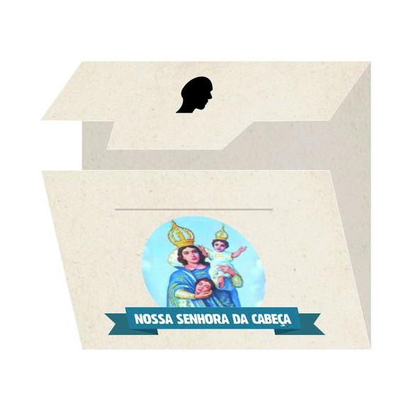 Cartão Personalizado + Medalhinha De Nossa Senhora Da Cabeça