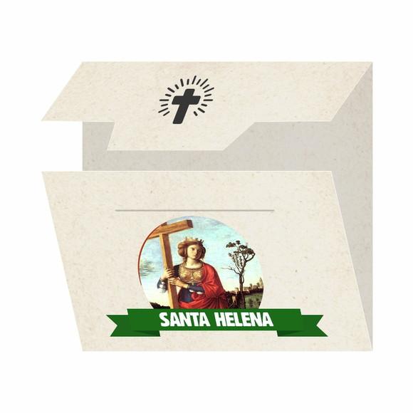 Cartão Personalizado + Medalhinha de Santa Helena