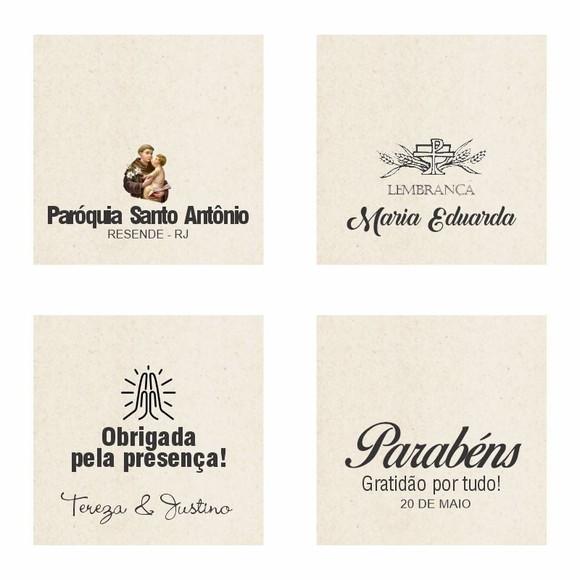 Cartão Personalizado + Medalhinha de Santo Ivo