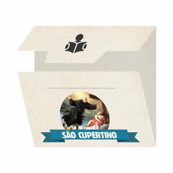Cartão Personalizado + Medalhinha de São Cupertino