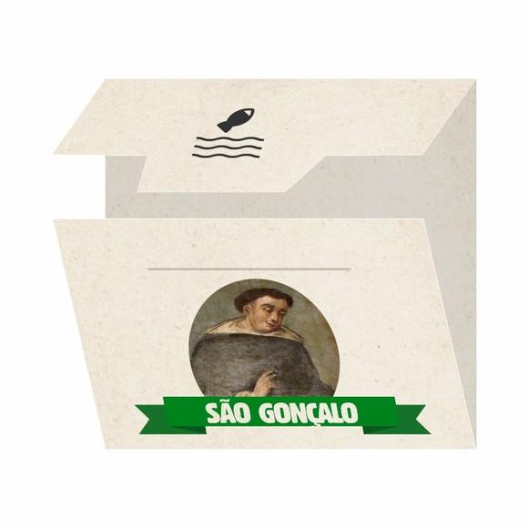 Cartão Personalizado + Medalhinha de São Gonçalo
