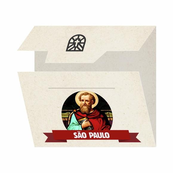 Cartão Personalizado + Medalhinha de São Paulo
