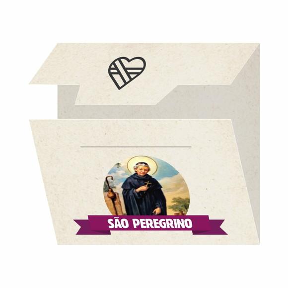 Cartão Personalizado + Medalhinha de São Peregrino