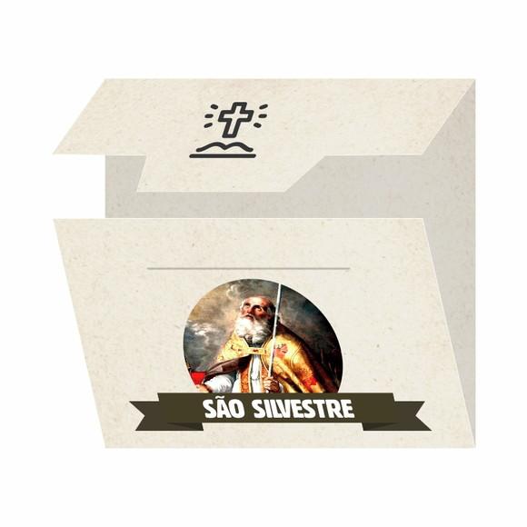 Cartão Personalizado + Medalhinha de São Silvestre