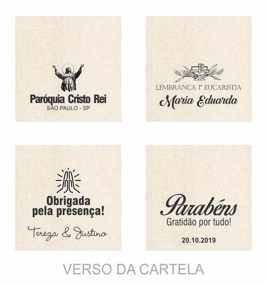Cartão Personalizado + Medalhinha de São Silvestre