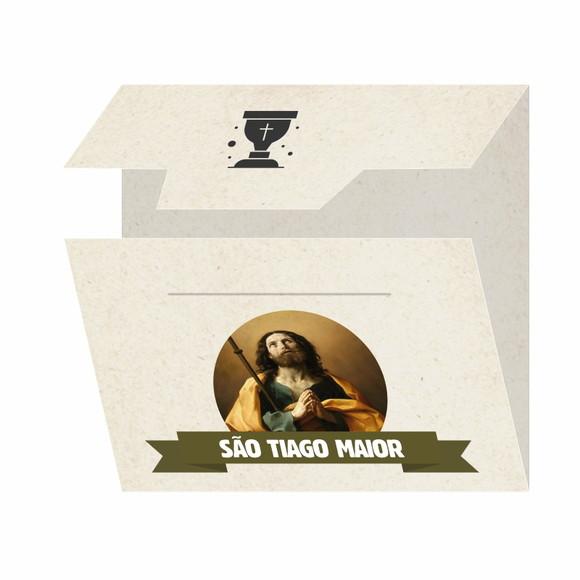 Cartão Personalizado + Medalhinha de São Tiago Maior