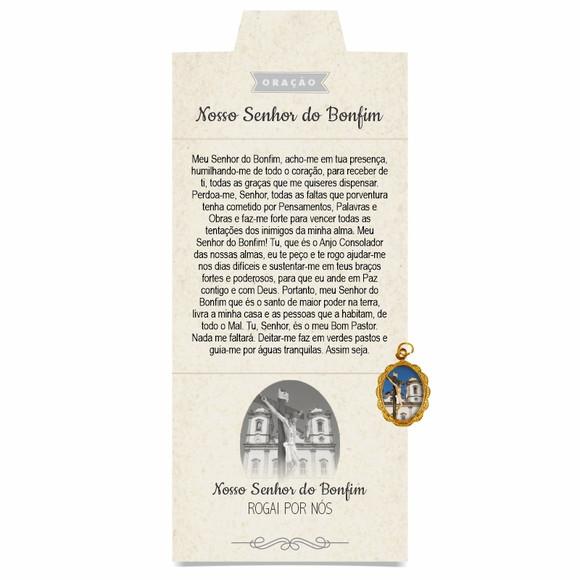 Cartão Personalizado + Medalhinha de Senhor do Bonfim