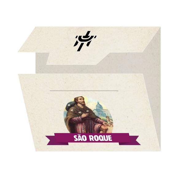 Cartão Personalizado + Medalhinha São Roque