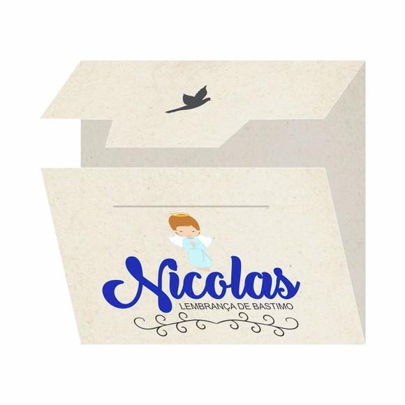Cartão personalizado Batismo + medalhinha