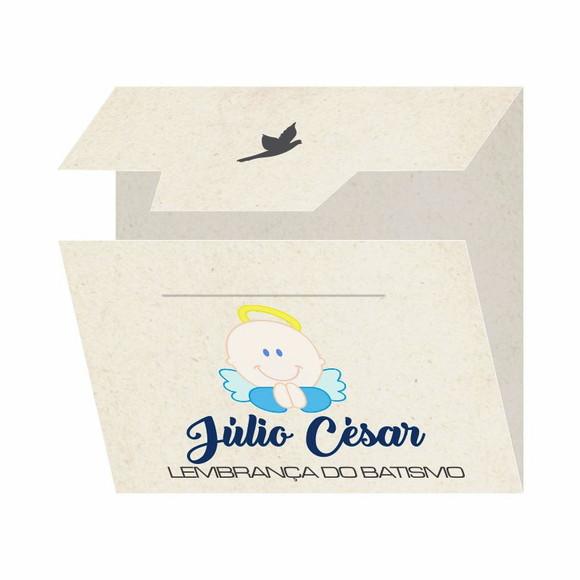 Cartão personalizado Batismo + medalhinha