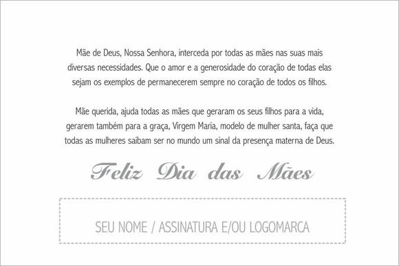 Cartão Personalizado Dia das Mães