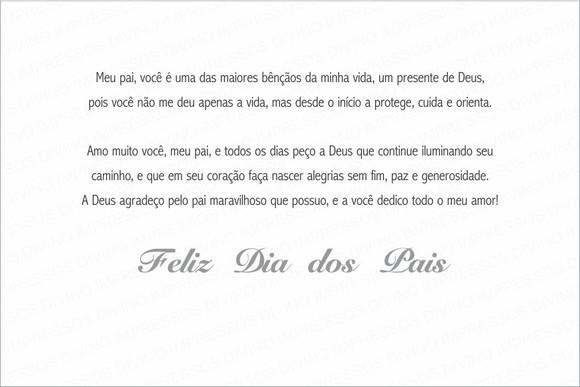 CARTÃO PERSONALIZADO DIA DOS PAIS